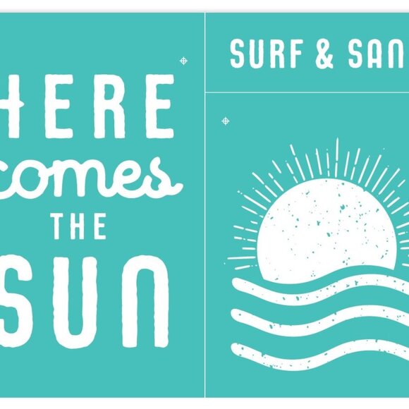 NEW RETIRED Chalk Couture Transfer Here Comes the Sun - Picture 1 of 1